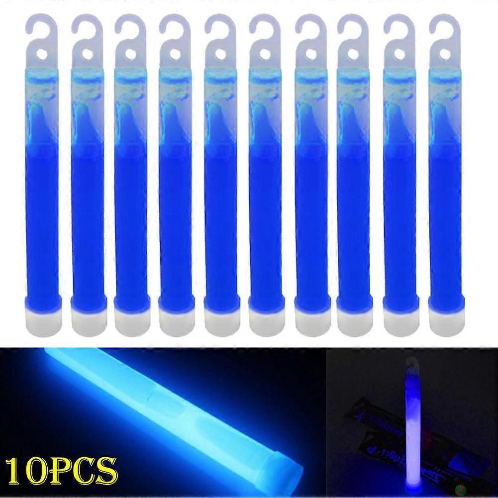 10pcs Assorted/Single Color Glowsticks Waterproof Non-Toxics Glowing Sticks for Camping Hiking Concerts