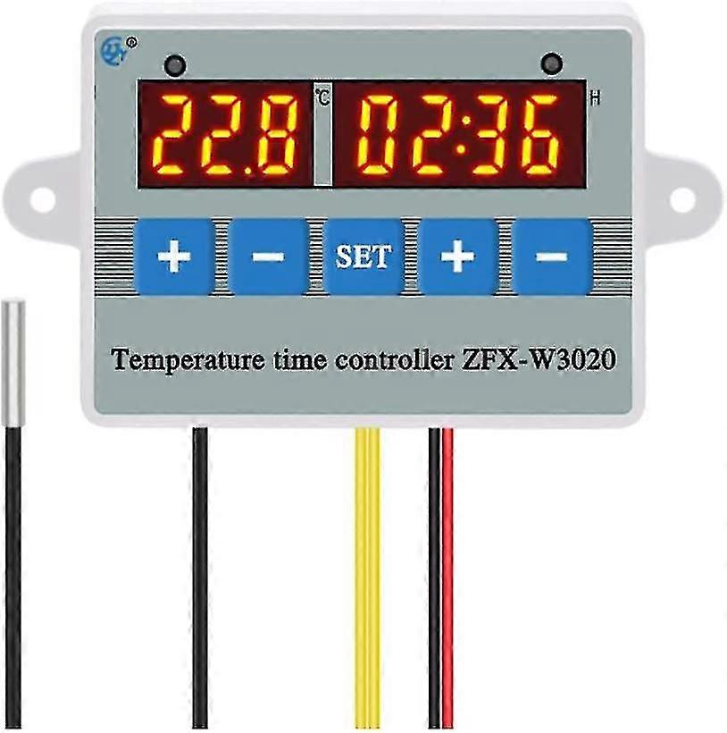 Zfx-w3020 Digital Intelligent Temperature Controller Thermostat Timer Switch Module -55-110 Celsius(ac 220v)
