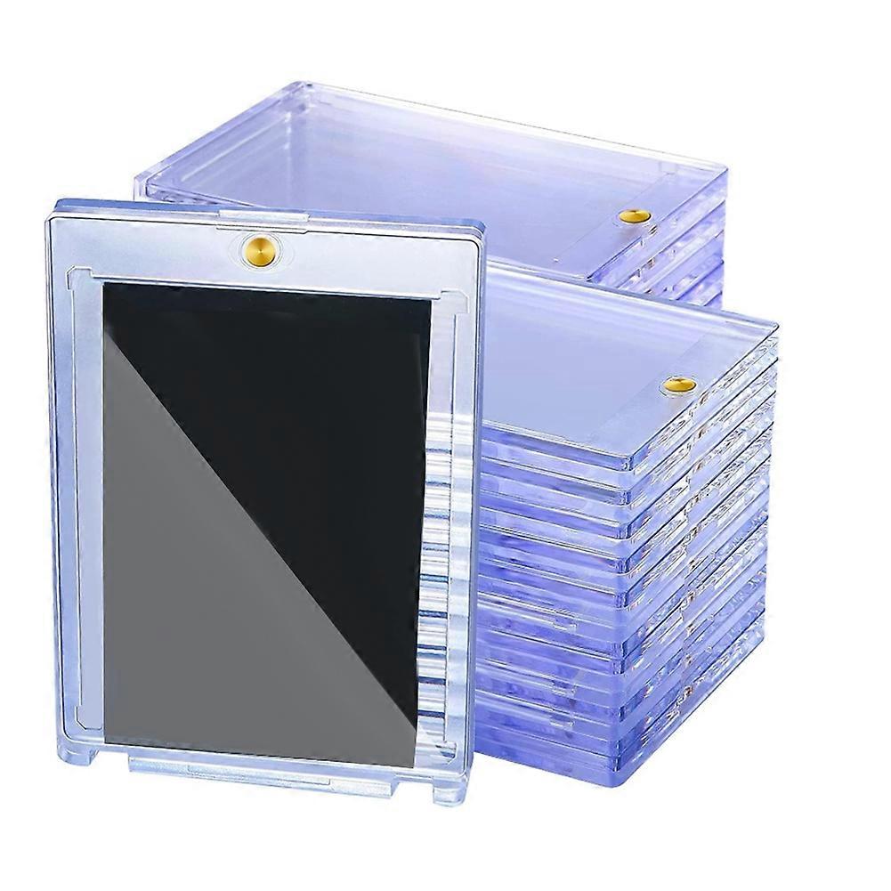 30 Pack Magnetic Card Holder 35pt,Card Protectors Card Sleeves Display Case for Baseball Card Sport