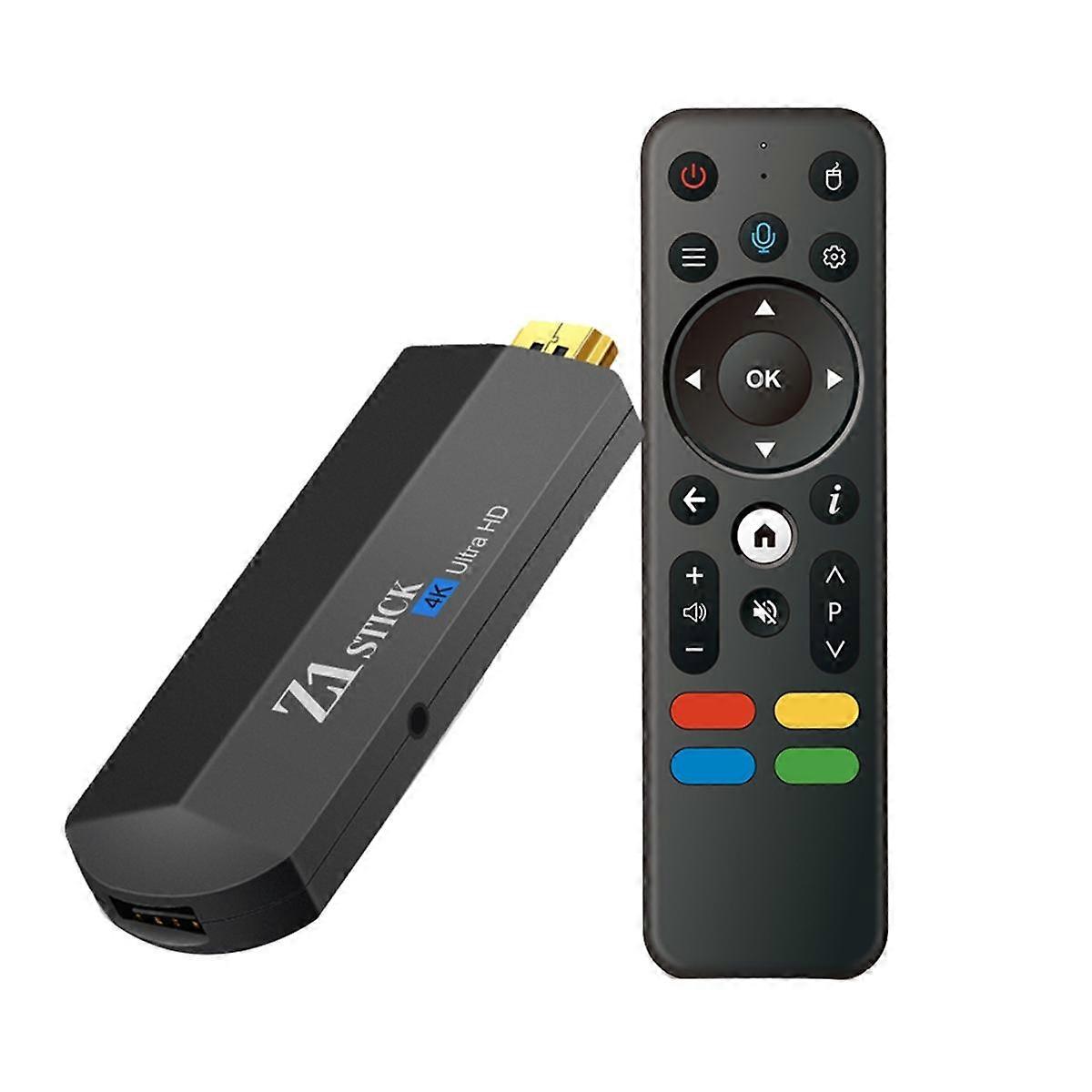 Z1 Stick H313 2gb +16gb Rom Stick Tv Box 4k Android 11 Atv Ui Bt Voice Remote Vs -EU Plug
