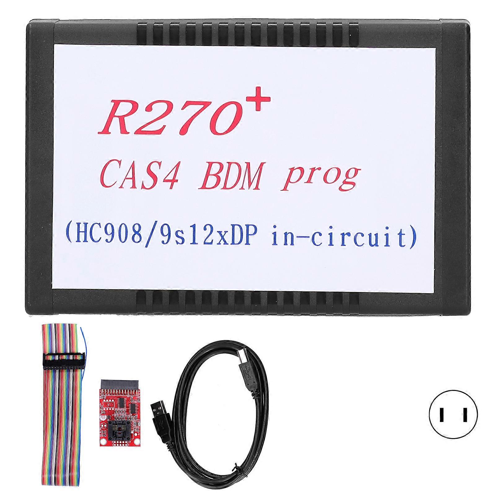 R270+ BDM Auto Key Programmer ABS Portable Fit for Mercedes Benz EZS AU Plug 110240V