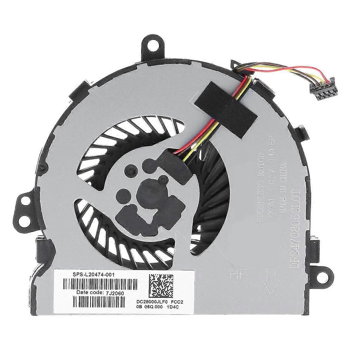 Cpu Cooling Fan For 15-da 15-db 15-di 15- 15q-dx 15t- 250 255 256 G7 Laptop Cooler Fan