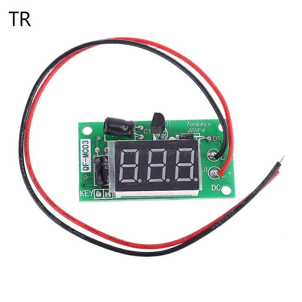 DC 12V Power-ON Counter Module Accumulator 3-Bit Red 036in Digital Tube Display Trigger Counter Module Accumulator