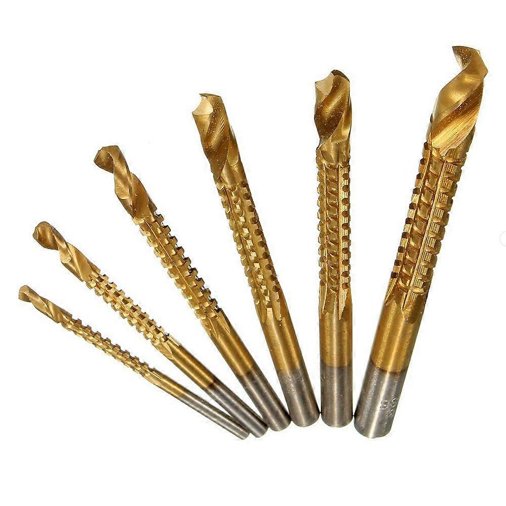Twist Drill Bit Set Power Tool Accessories 6Pcs,High-Strength Twist Drill Bit