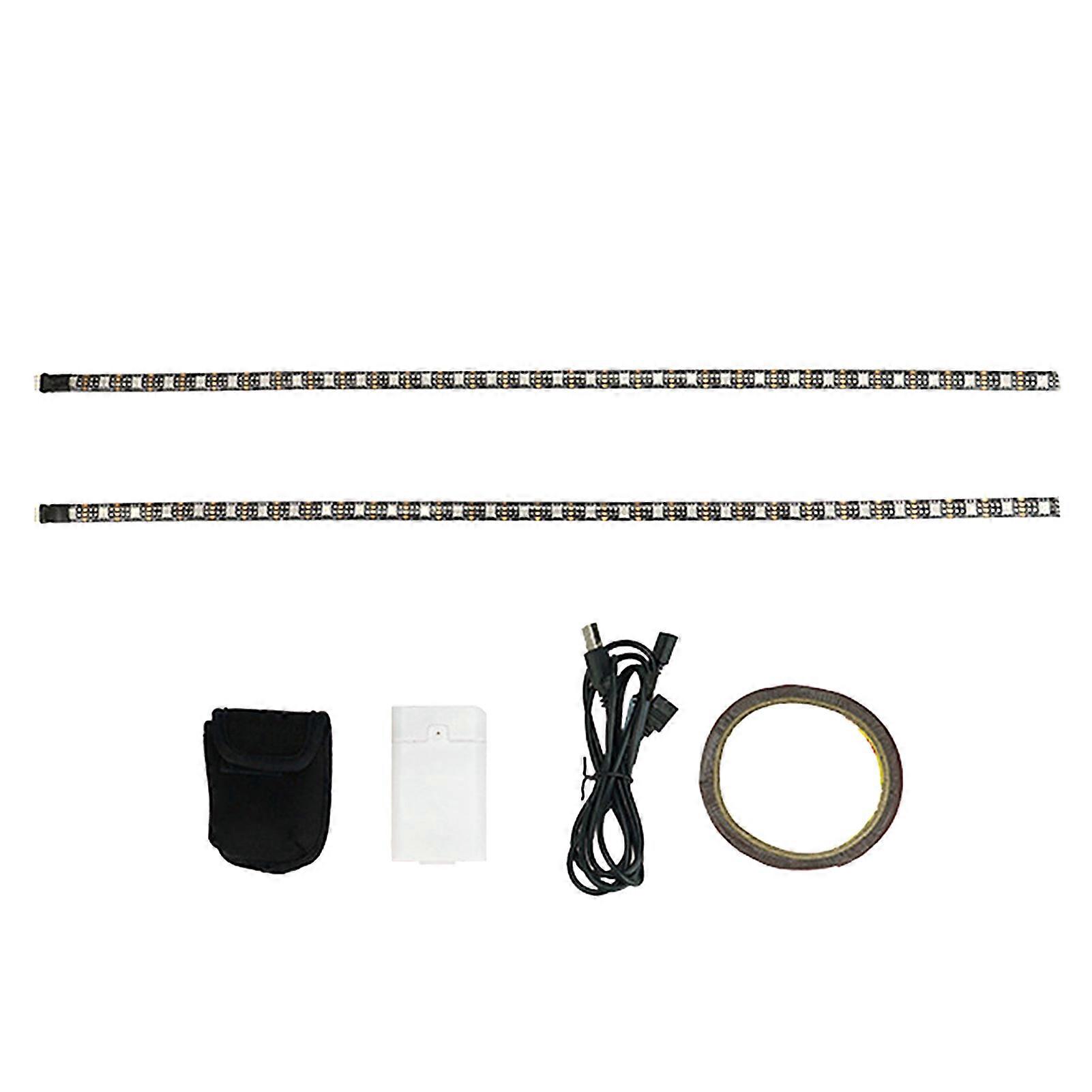 LED Strip Flashlight Strip Multiple Color Switching Water Resistant Night Light Strip Bars Replacement for Xiaomi Electric Scooters Skateboards