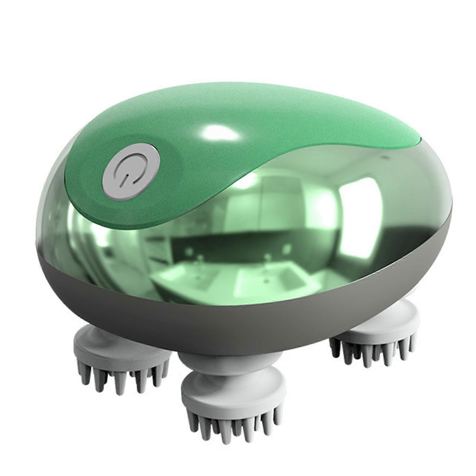 2 Gears Mini Scalp Head Massage Machine Wireless Dry and Wet Portable Massager for Bathroom