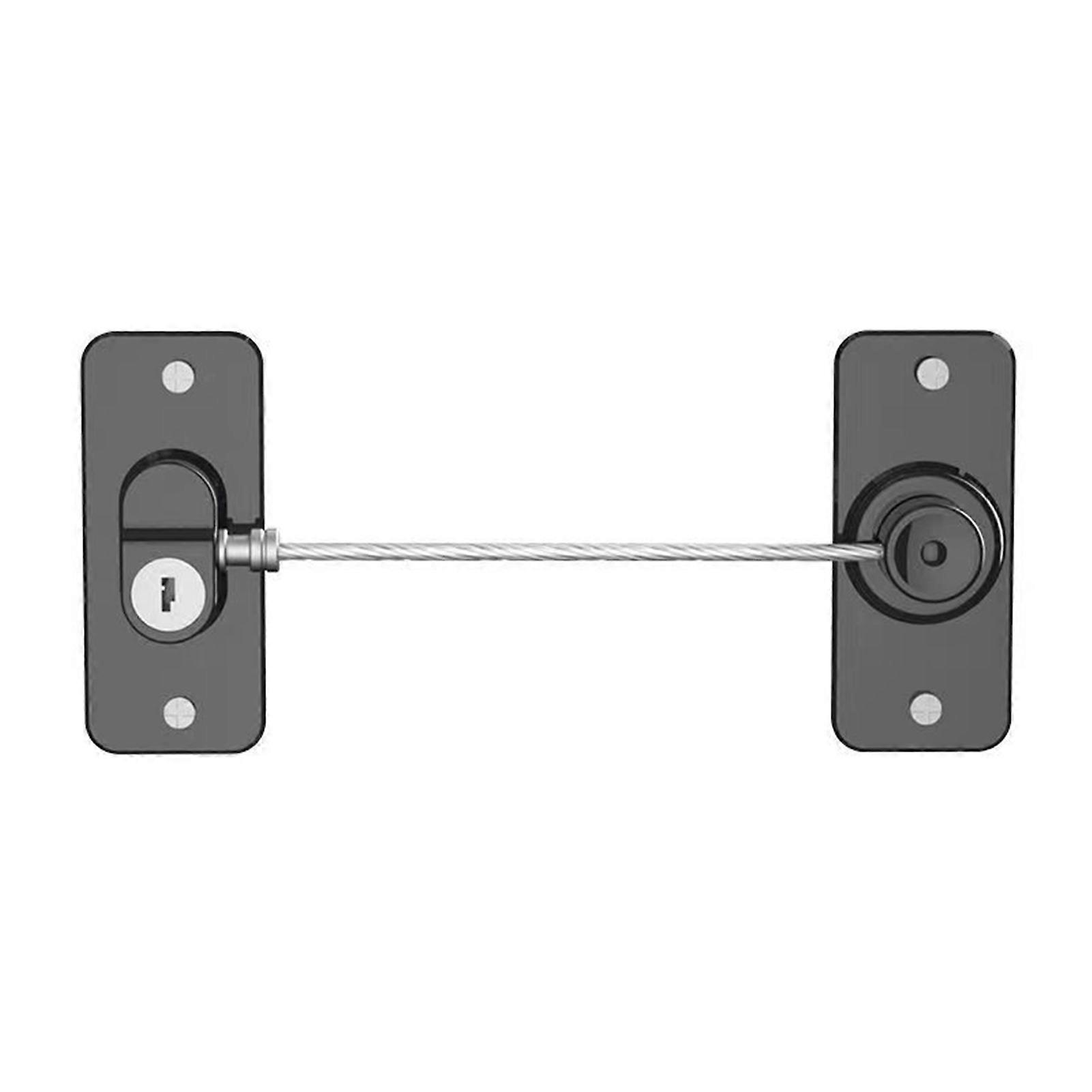 Free Punching Cabinet Lock with Keys No Drill Freezer Cupboard Lock for Kids Safety