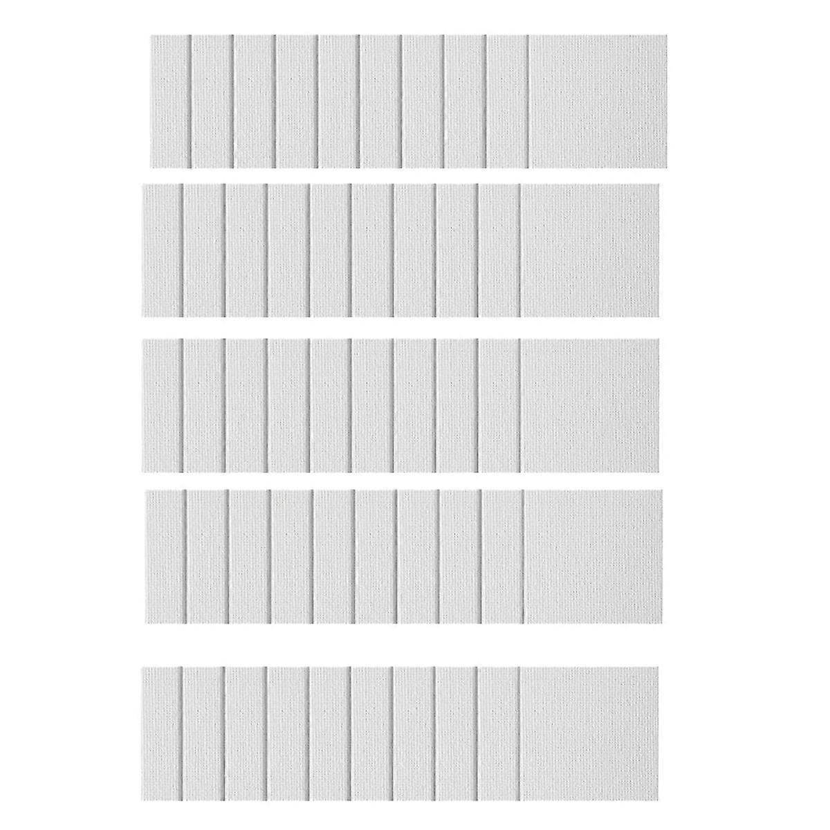 50 Pcs Magnetic Painting Canvas Panel 3x3 Inches Magnetic Canvas Boards Magnetic Canvases for Painting Tile Art