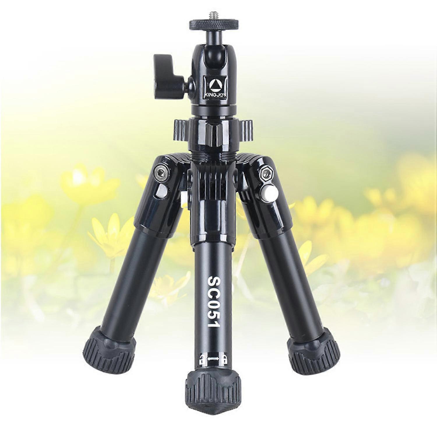 SC051 Tripod Makro Mini Desktop Tangga Mendaki Tripod Perjalanan Portabel untuk Kamera Slr Dudukan Tripod Yang Dapat Diperpanjang dan Dilipat
