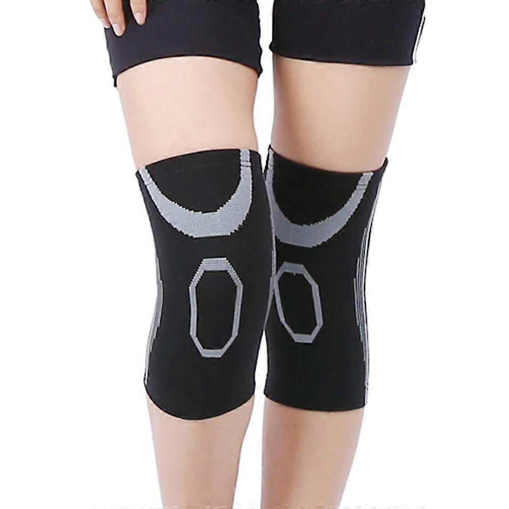 Elastic Knee Pads Basketball Volleyball Knee Supports For Sports Running Cycling
