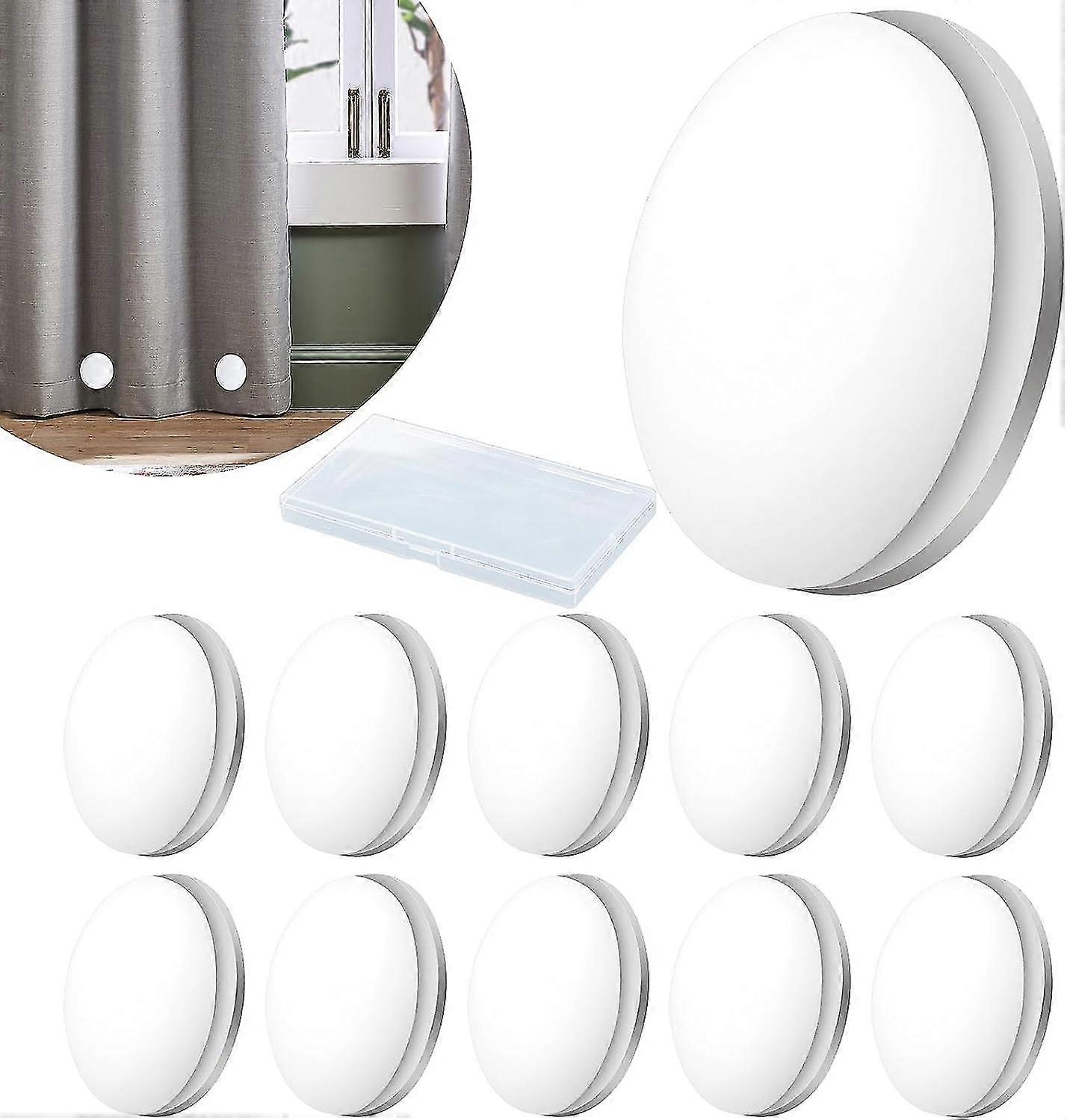 10ks Závažia na magnetické závesy Závažia na závesy, Silné závažia na magnetické sprchové závesy, Závažia na záclony pre vysoké zaťaženie Spodná časť bez šitia BaoPeng