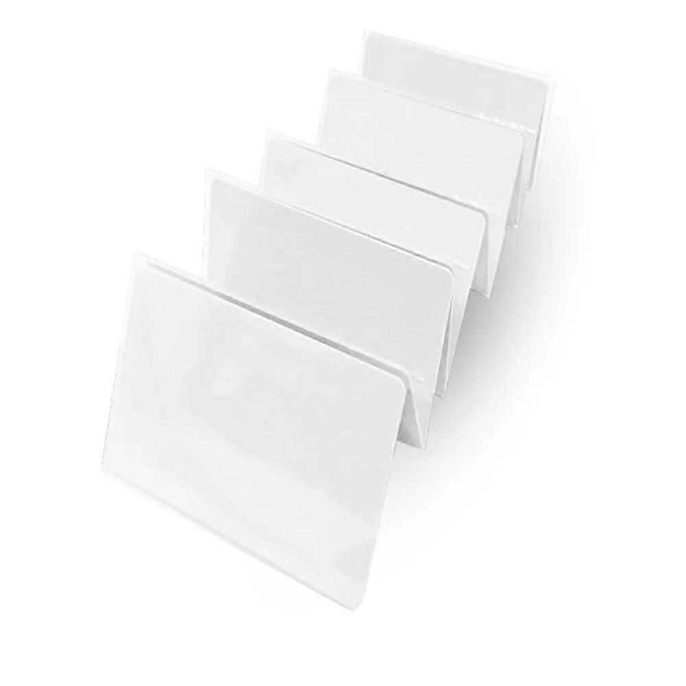100pcs lot 13.56MHz RFID Proximity Smart Card IC M1 Card for Access Control Device Time Attendance PVC White Access Control Card