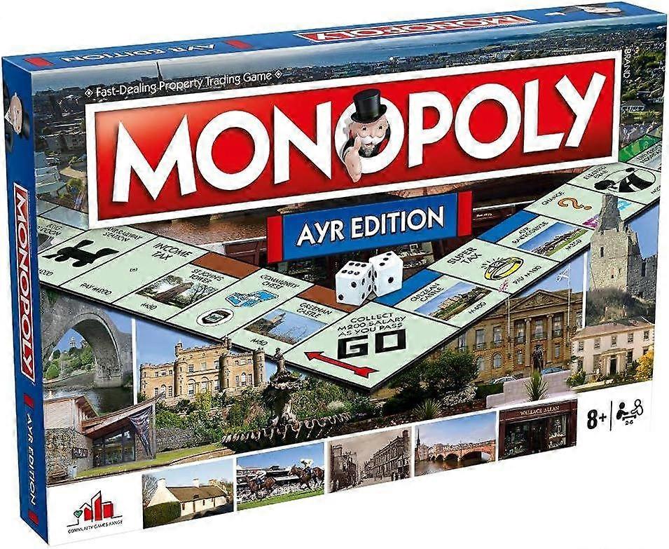 Monopoly Regional Ayr Board Game