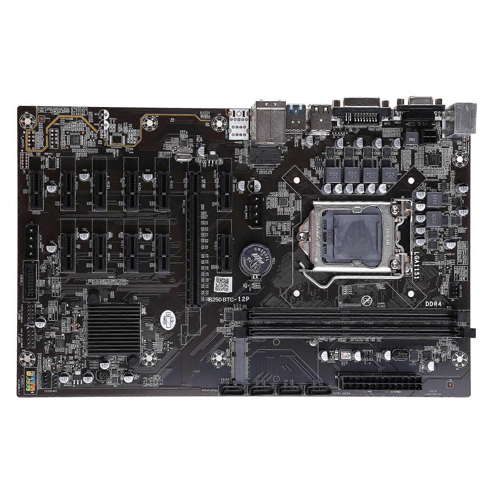 Mining B250 BTC CPU Motherboard PCI-E 16X Steckplätze DDR4 Speicher für CPU LGA 1151