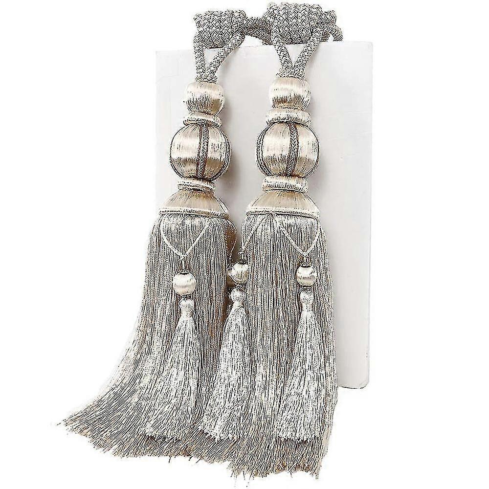 2pcs Lantern Single Hanging Ball Tassels Curtains Buckle Sling Binding Lantern Tiebacks Handcrafted Braided Buckle Drapery Curtain Holdbacks Window Tr