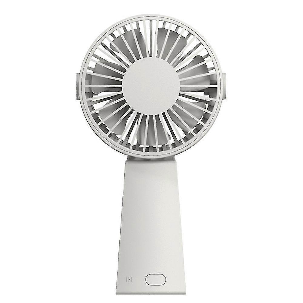 Hanging Neck Mini Fan - Portable Usb Handheld Fan For Dormitory And Desktop Use,grey