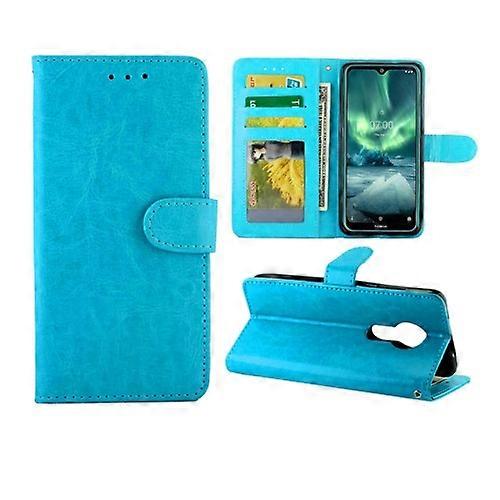 For Nokia 7.2 Crazy Horse Texture Leather Horizontal Flip Protective Case