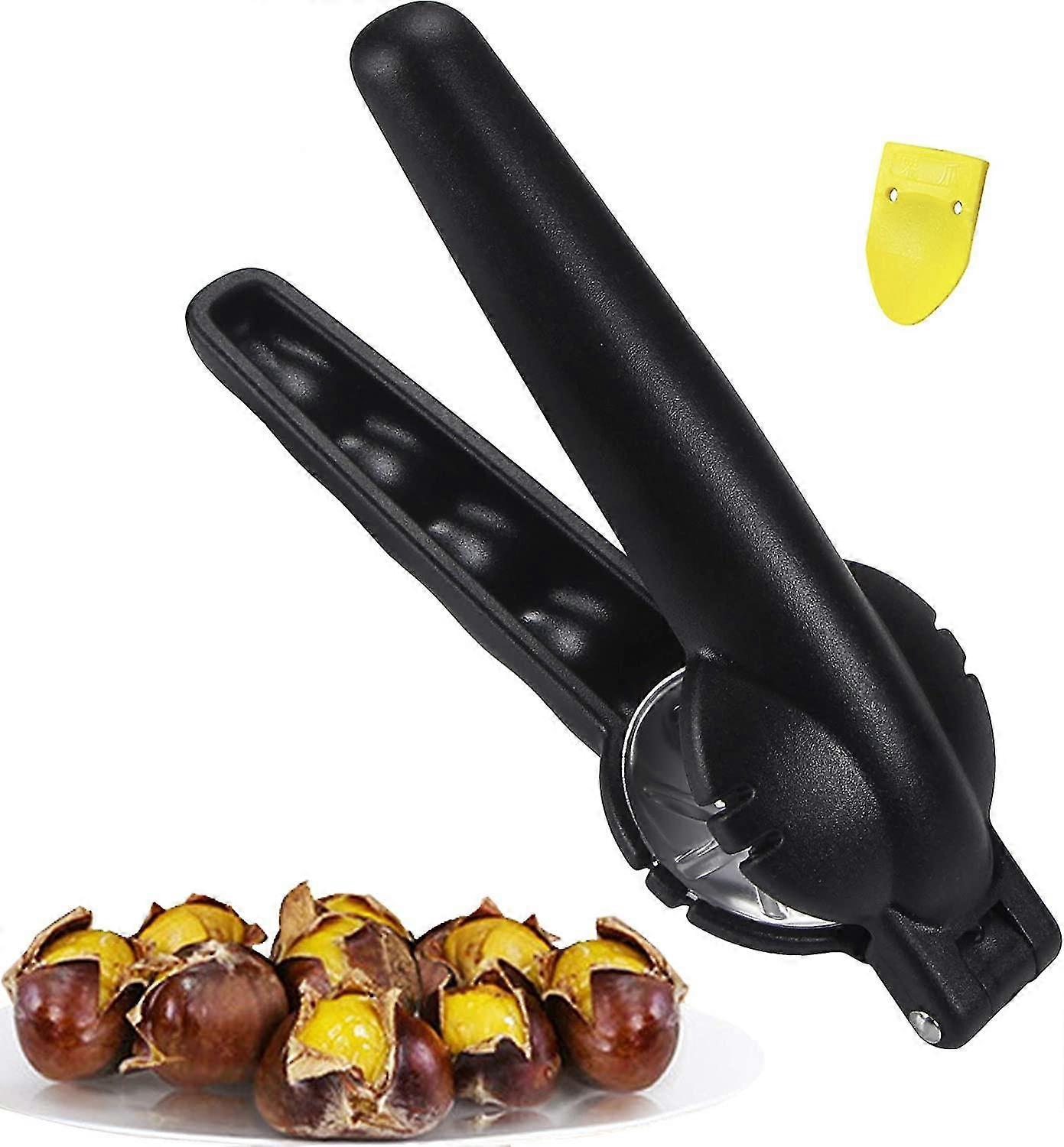 Chestnut Cutter Tool Opener Knife Opener Plier For Nutcracker,chestnut,dried Fruit(black)