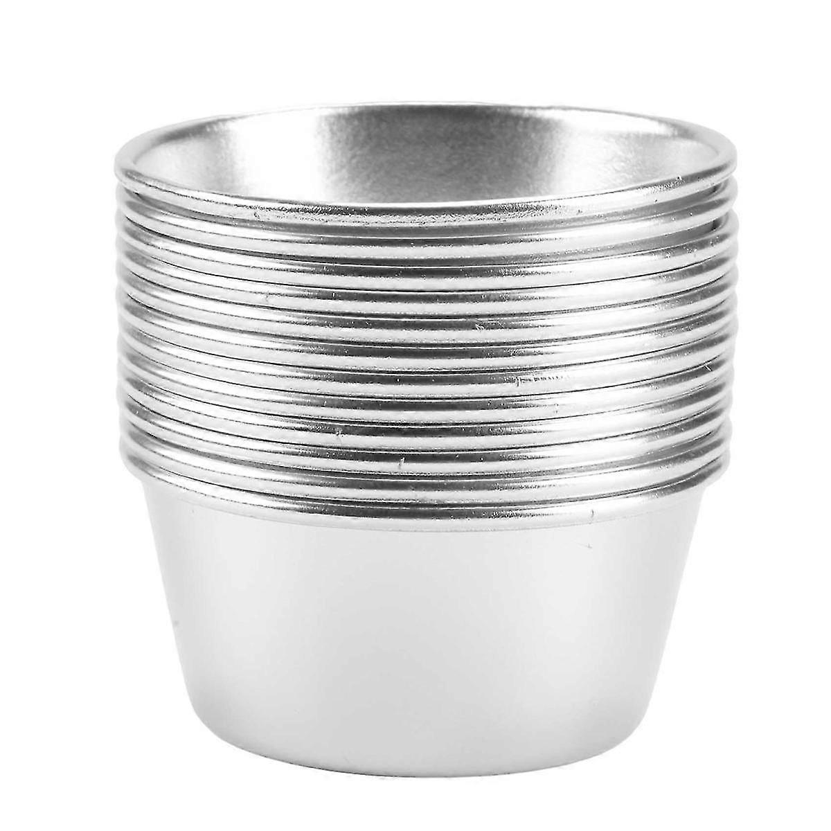 12 قطعة أكواب بودنغ فردية صغيرة شوكولاتة منصهرة مقالي غير لاصقة كب كيك كيك كوكي بودنغ قالب