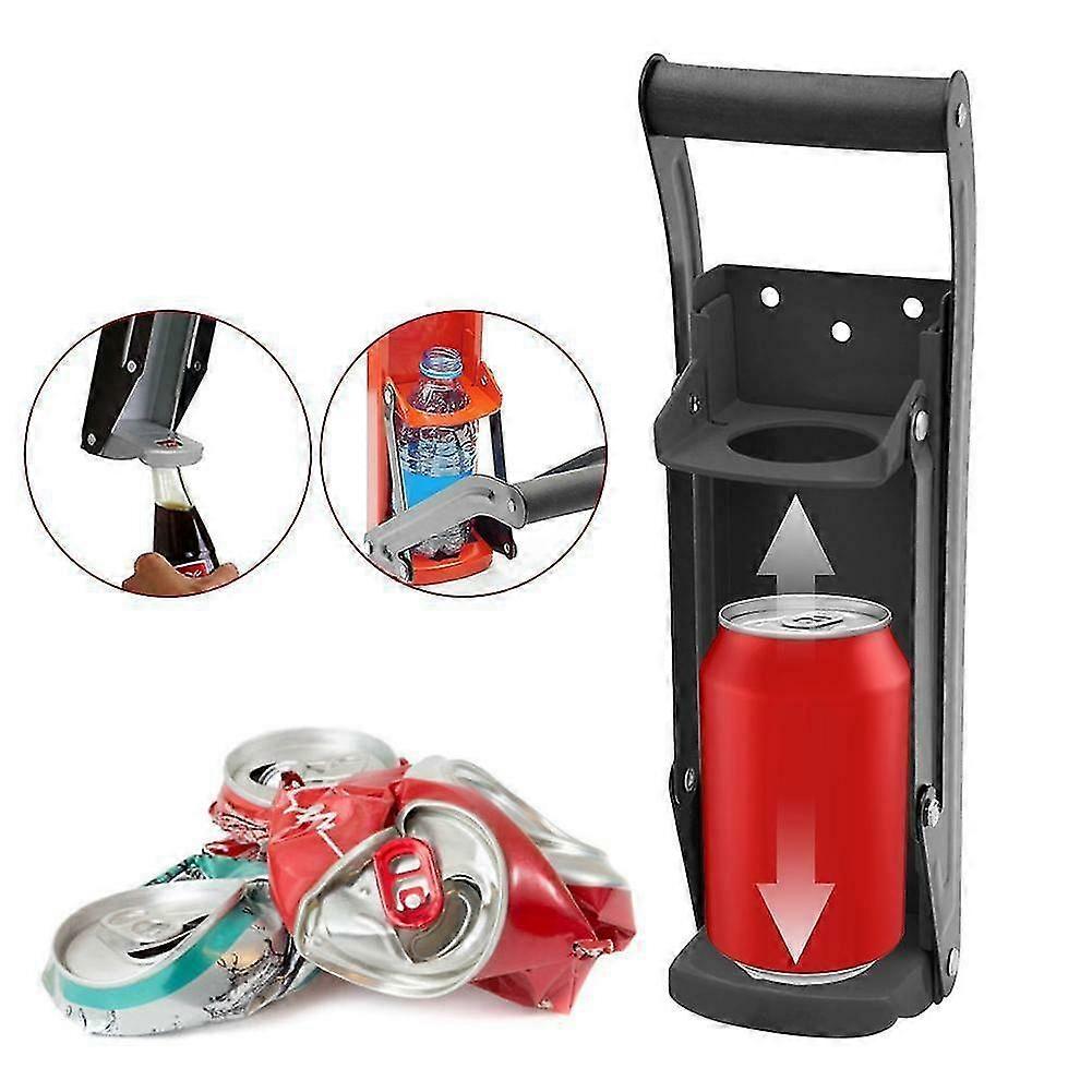 16oz Can Crusher & Bottle Opener 2 In 1 500ml Aluminium Drinking Tin Can Kitchen