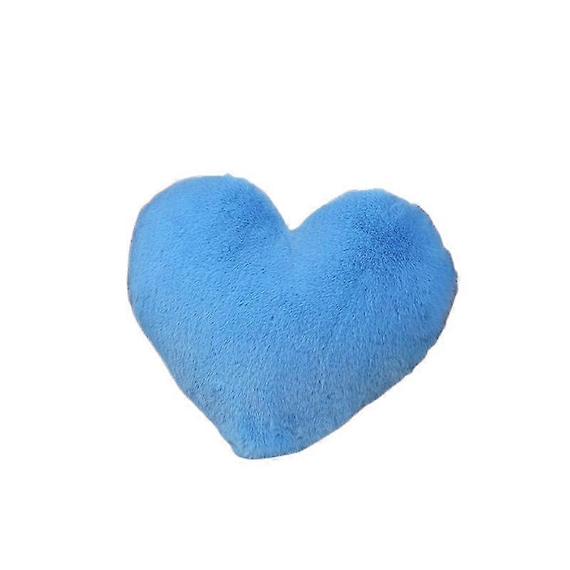 Fluffy Heart Pillow, Faux Fur Throw Pillow Cases, Plush Shaggy Ultra Soft Pillow Covers, Furry Fuzzy Pillow Shams Zipper Closure