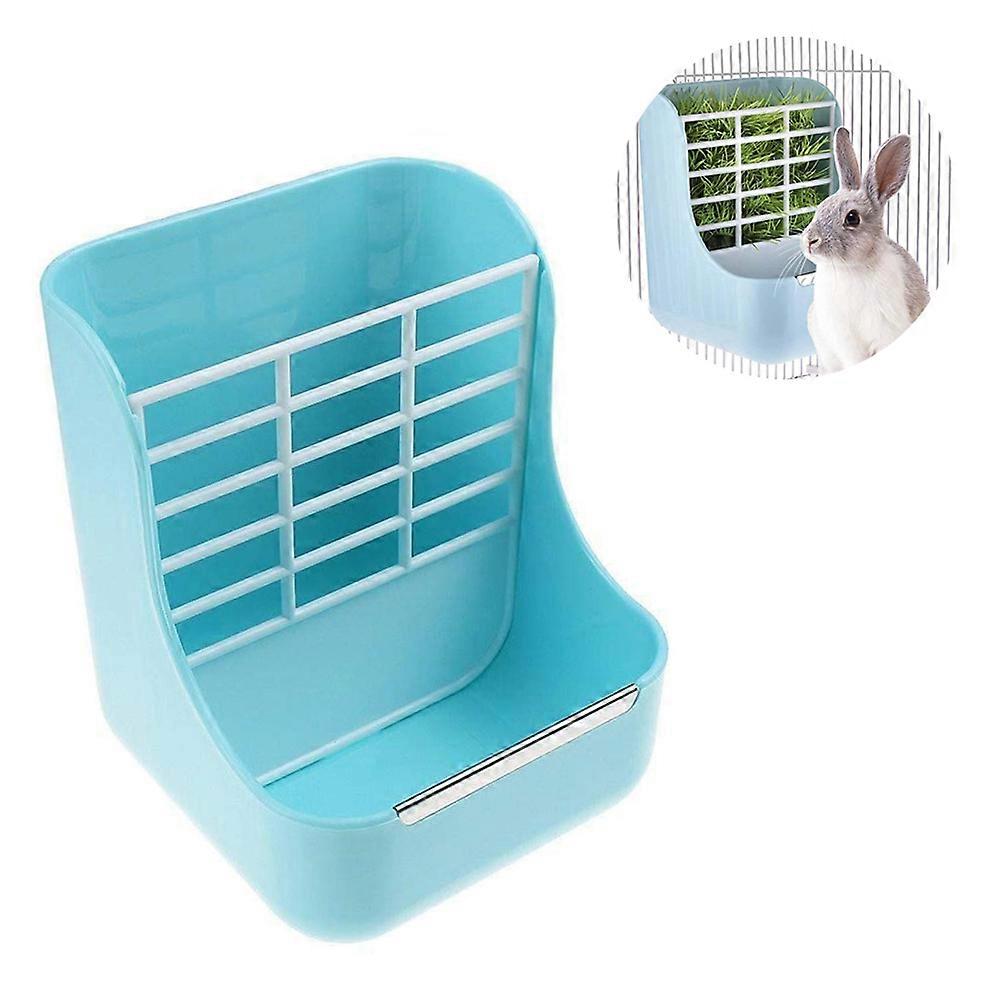 Fong Fong Rabbit Feeder Bunny Guinea Pig Hay Feeder, Hay and Food Feeder Bowls Manger Rack for Rabbit Guinea Pig Chinchilla