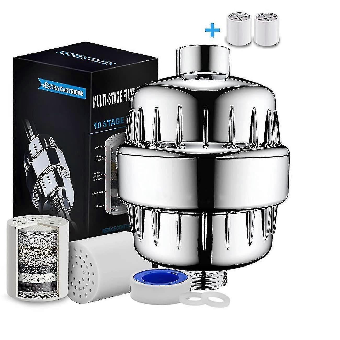 10 Stage Shower Filter, Water Purifier, Filter Scale And Moisturize The Skin, Shower Head Filter
