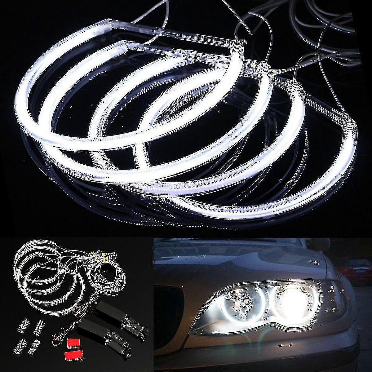 4x Ccfl Angel Eye Halo Led Ringlicht Weiß Nicht-Projektor Für Bmw E46 3er - JA