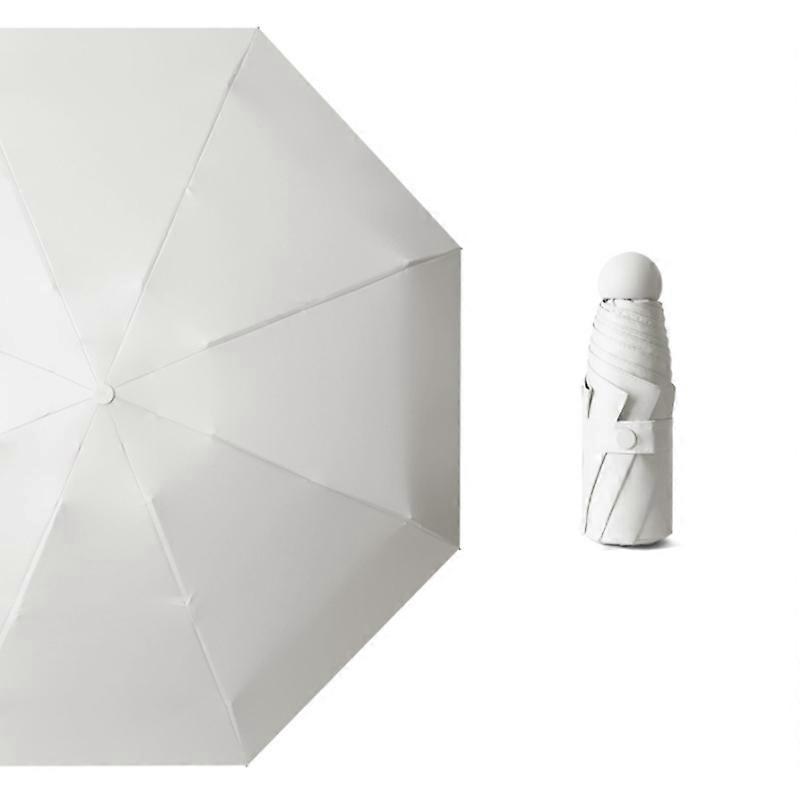 Mini esernyőkapszula esernyő eső vagy eső zseb esernyő vinil anti-UV ajándék esernyő
