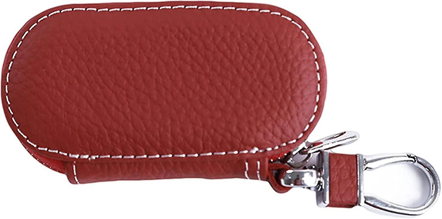 Auto Key Case Universele Auto Sleutel Fob Case Pu Lederen Auto Remote Key Zipper Bag (zwart) (d-8d)