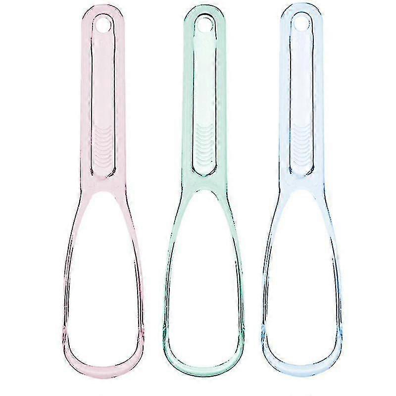 3pcs Tongue Scrapers For Bad Breath Chumian