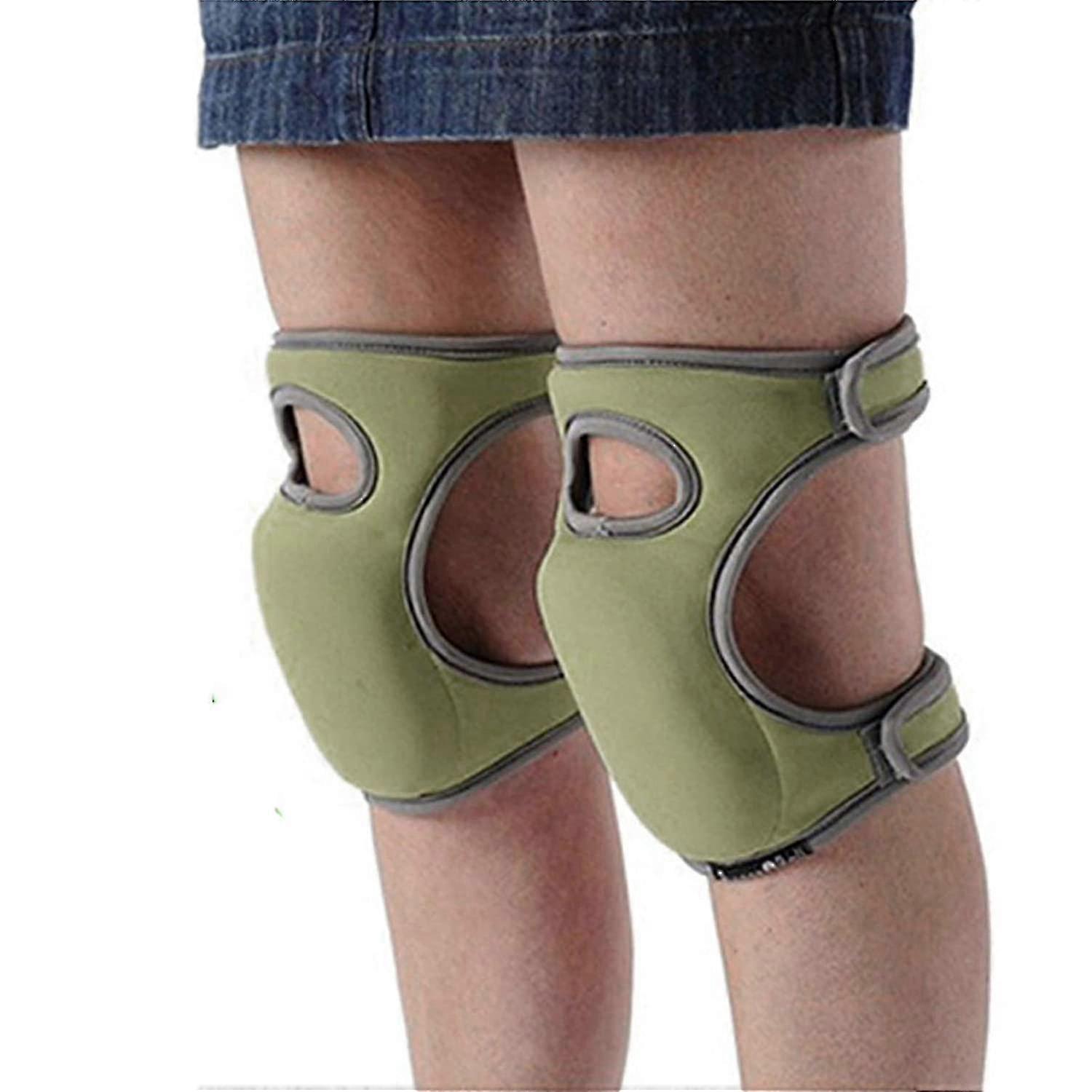 Pair Of Adjustable Ultra Soft Eva Foam Gardening Knee Pads For Garden, Housework Chumian
