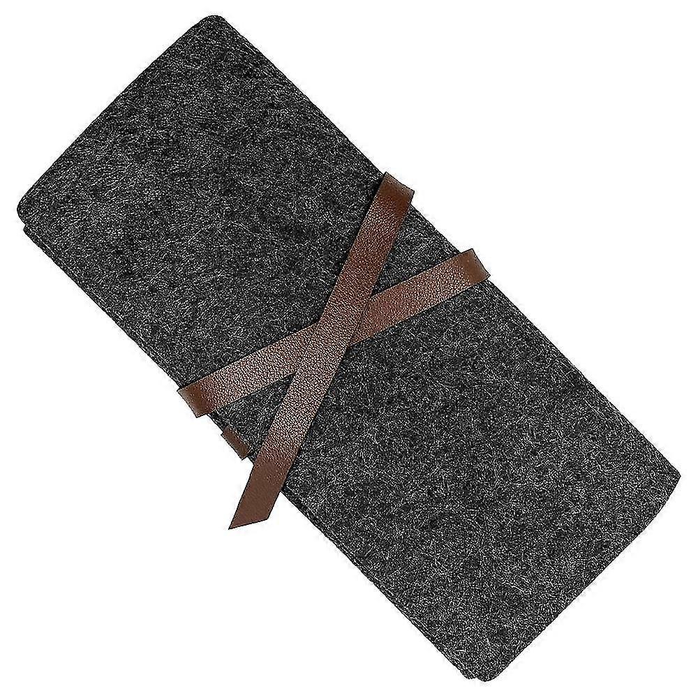 Multi-functional  Felt Pen Case, Pencil Pouch, Canvas Pencil Case, Felt Pockets