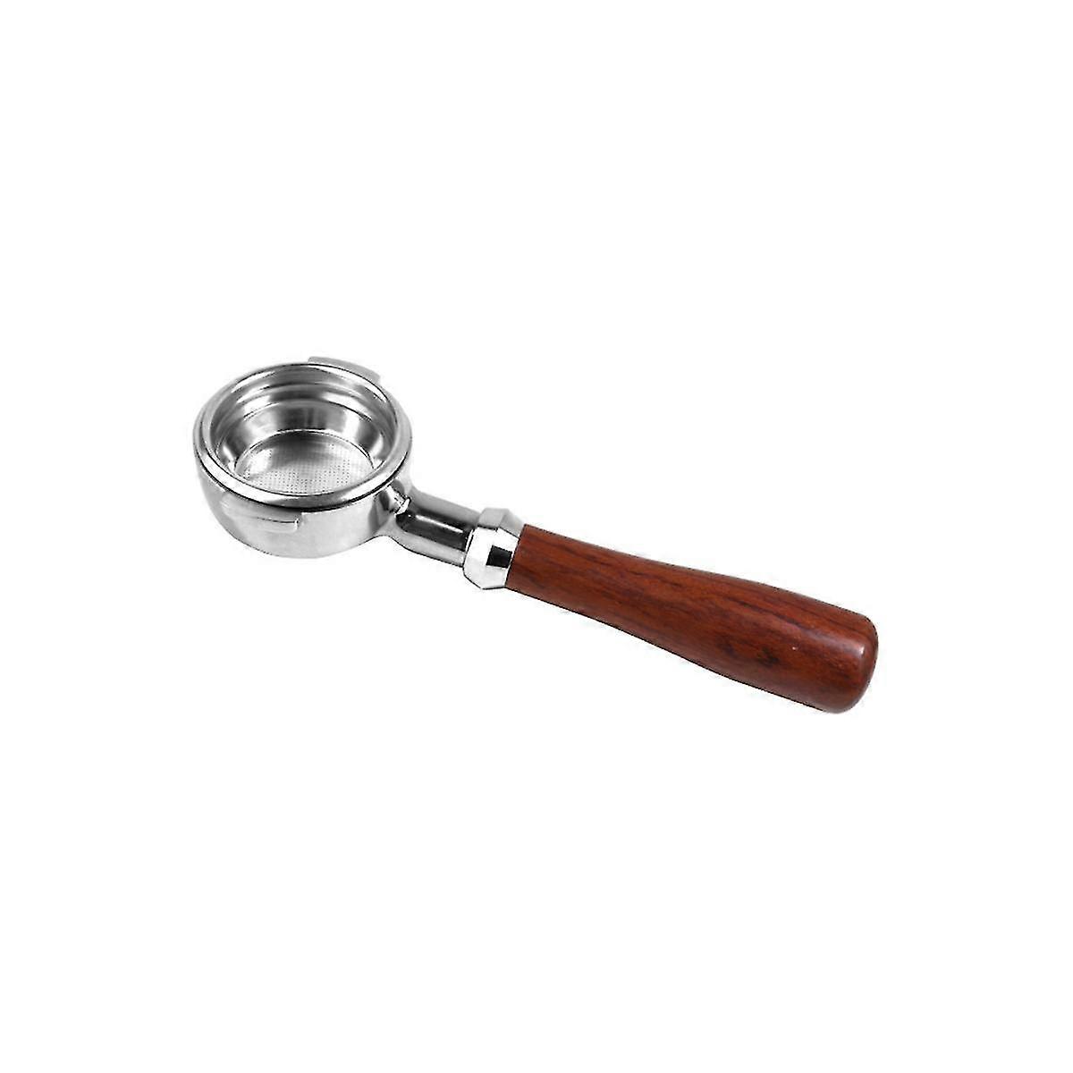 E61 Coffee Machine Solid Wood Bottomless Handle Portafilter 58mm Universally Applicable Grouphead M