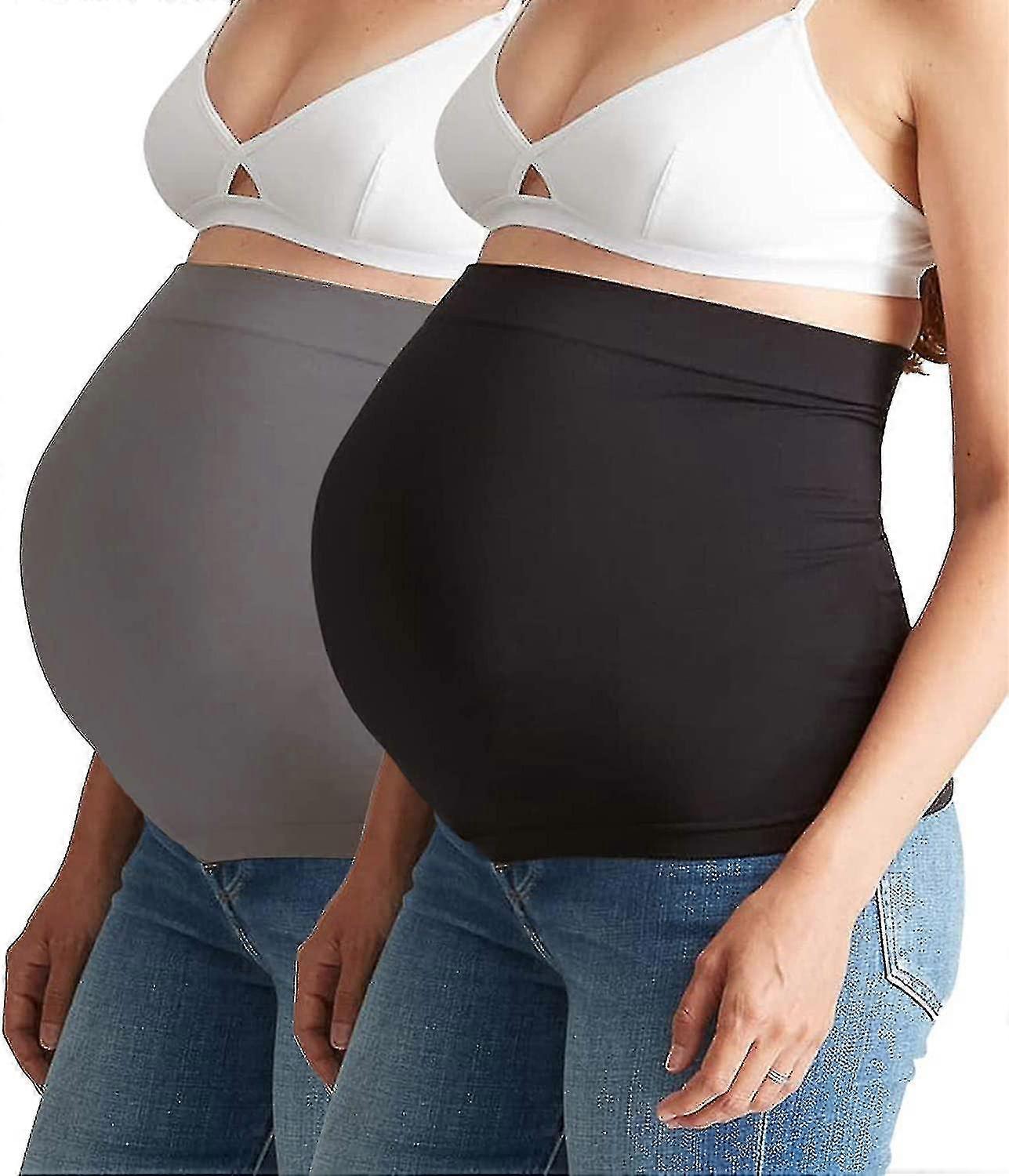 3pack سلس دعم الأمومة البطن باند غير زلة سيليكون تمتد