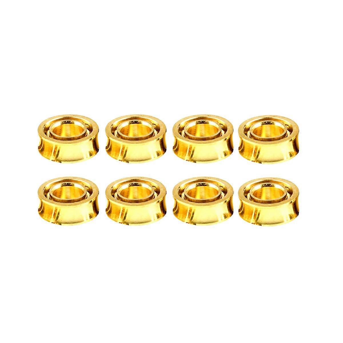 8 Pcs -Plated R188 KK Bearing Speed Responsive Bearings R188 U Groove for Yoyos Models