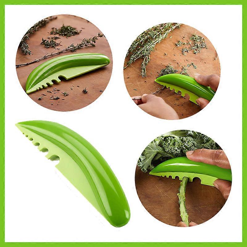 Kitchen Vegetable Leaf Peeler Herb Kale Beet Rosemary Stripping Comb Multi-Function Vegetable Slicer Gadget Leaf Remover Tools