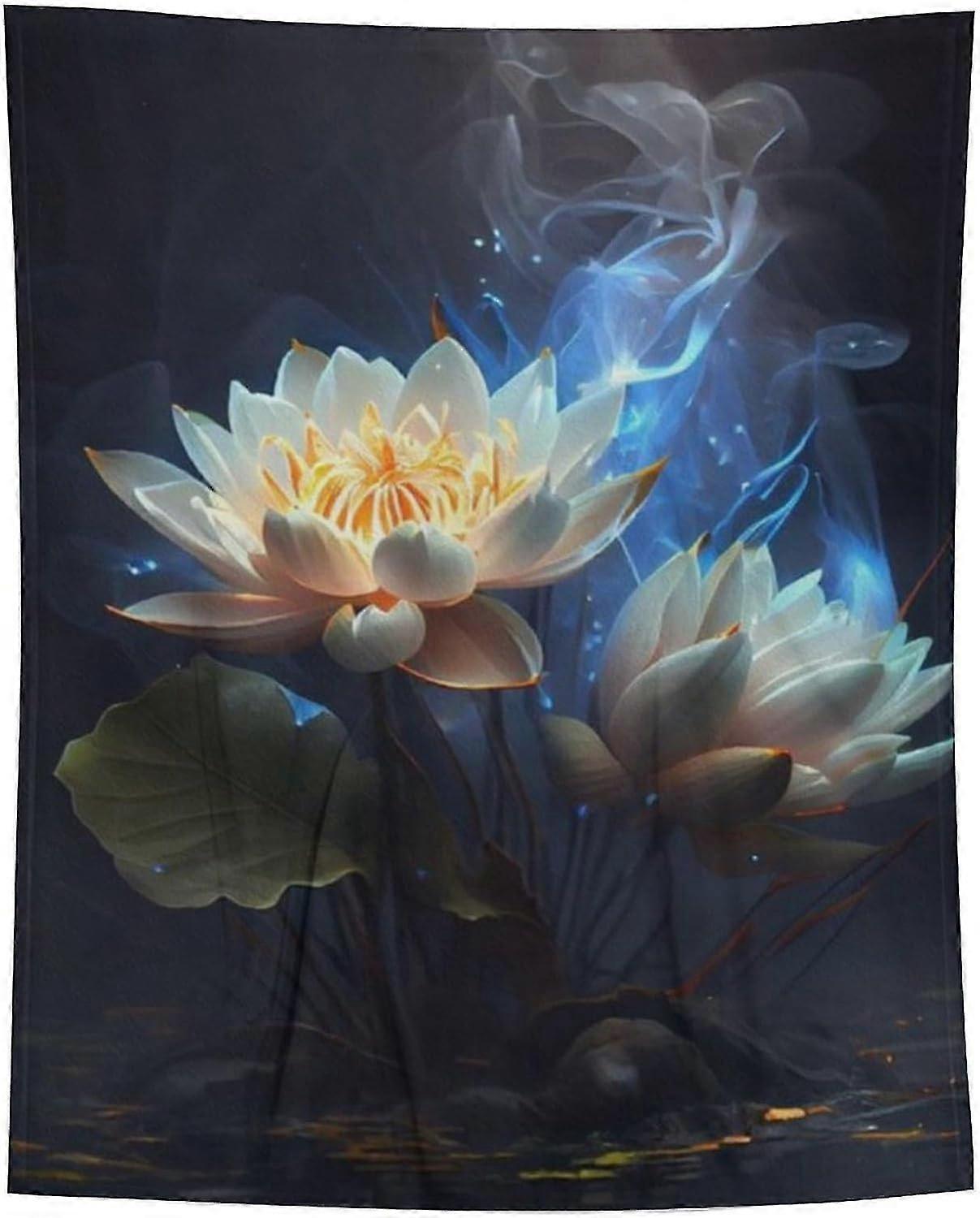 بطانية السمك الفانيلا رمي بطانية للهدايا للنساء والرجال والفتيات والبنين جميع الفصول SuperLotus-Q / Q4202ids10926