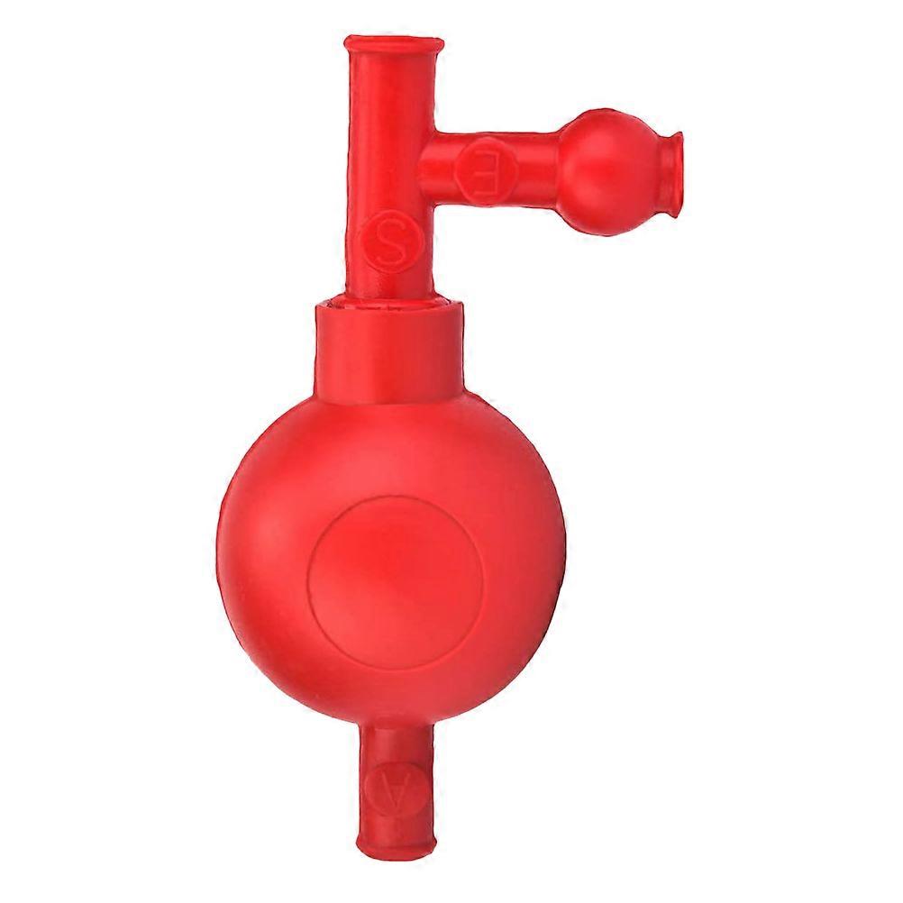 Rubber Pipette Filler 3 Valves Rubber Suction Bulb Quantitative Pipette Filler