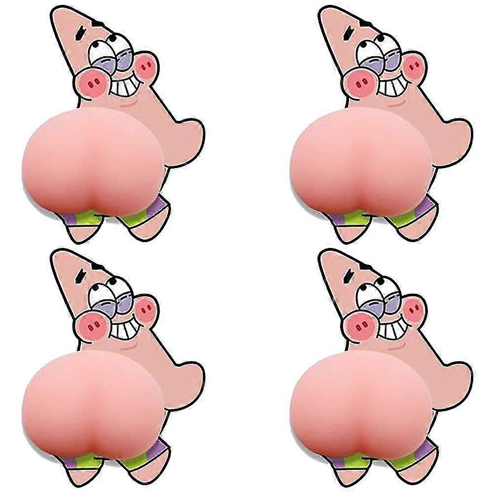 4pcs 3d Sticker Car Door Collision Avoidance Sticker Cartoons