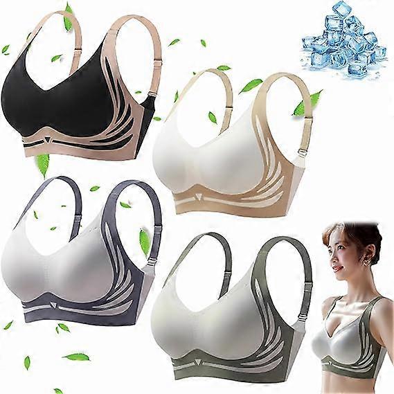 50% Offer-Super Gather -rintaliivit, langattomat push-up-rintaliivit, nostoa estävät langattomat push up -rintaliivit