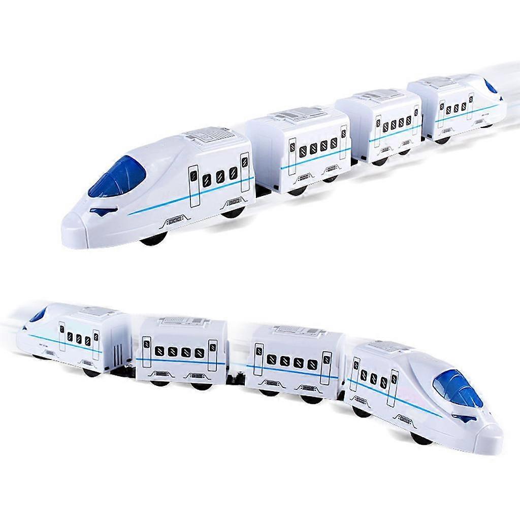 Electric Train with Music Light Cool High  Harmonious Train Model Toy Gift