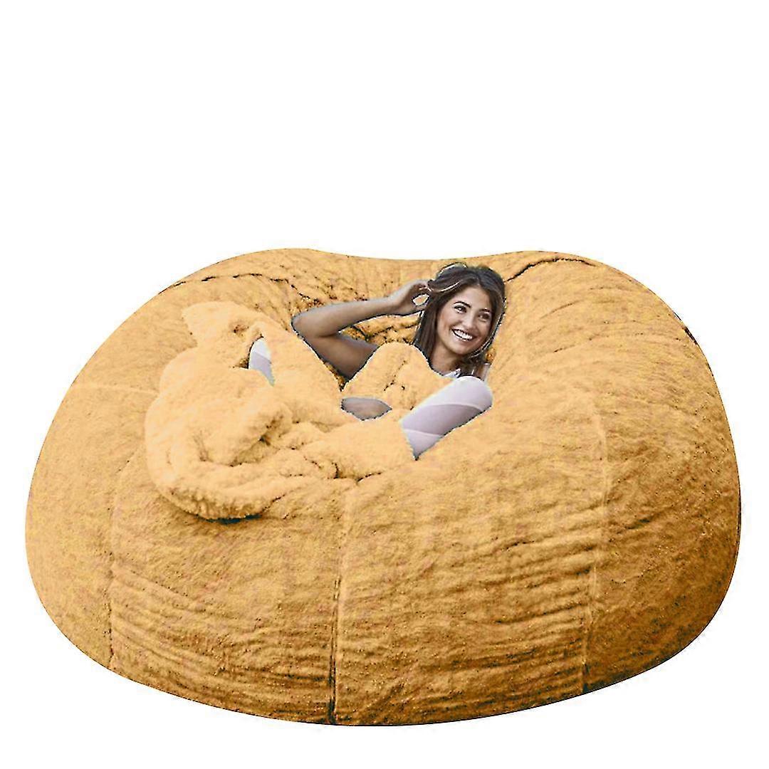 Lazy Sofa Bean Bag Artificial Fur Bean Bag Bean Sofa (excluding Filler) - Y