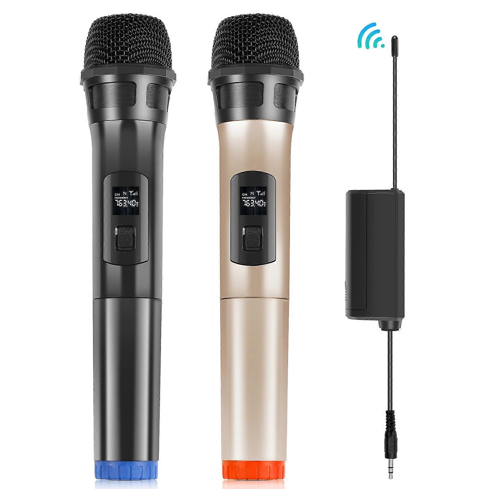 PULUZ 1 To 2 Wireless Dynamic Microphone