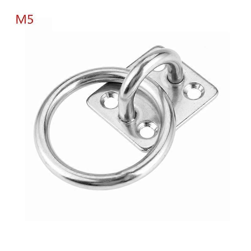 U Hooks Snap Hook Marine Hardware Staple Hook Loop with Round Ring for Hanging