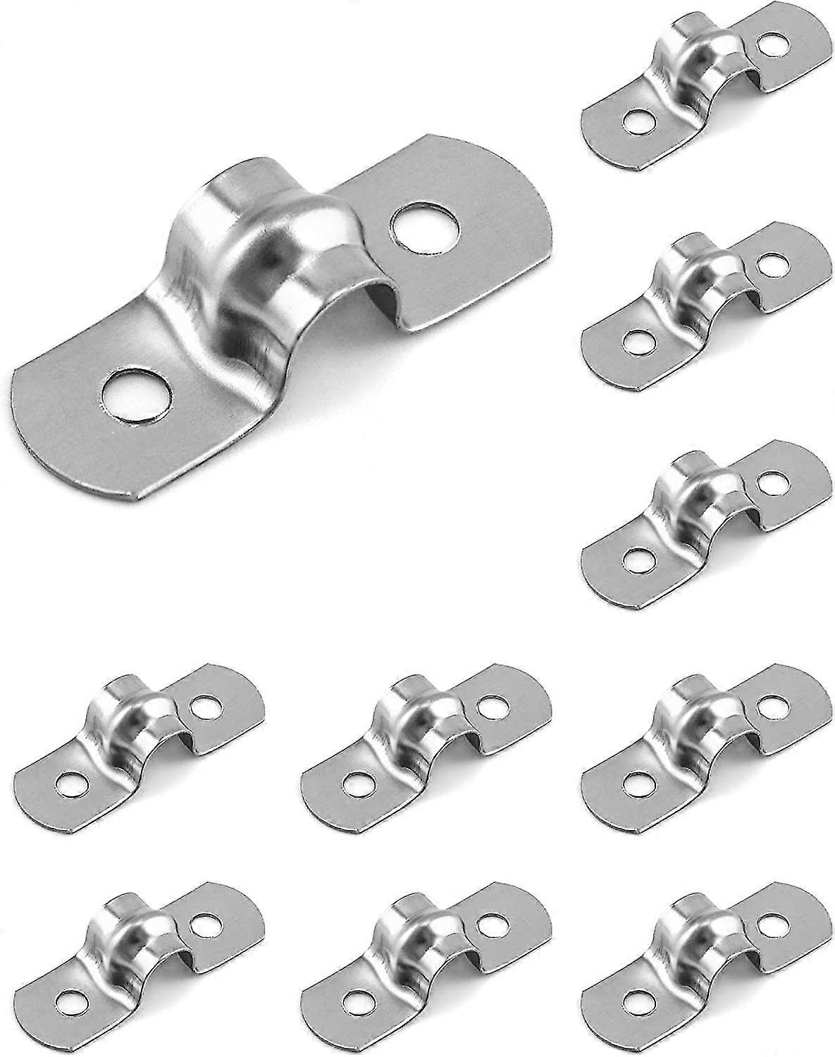 10pcs 8 מ"מ מהדק בצורת U, 304 פלדת אל-חלד מהדק רצועת מהדק צינור צינור צינור U קליפ M8