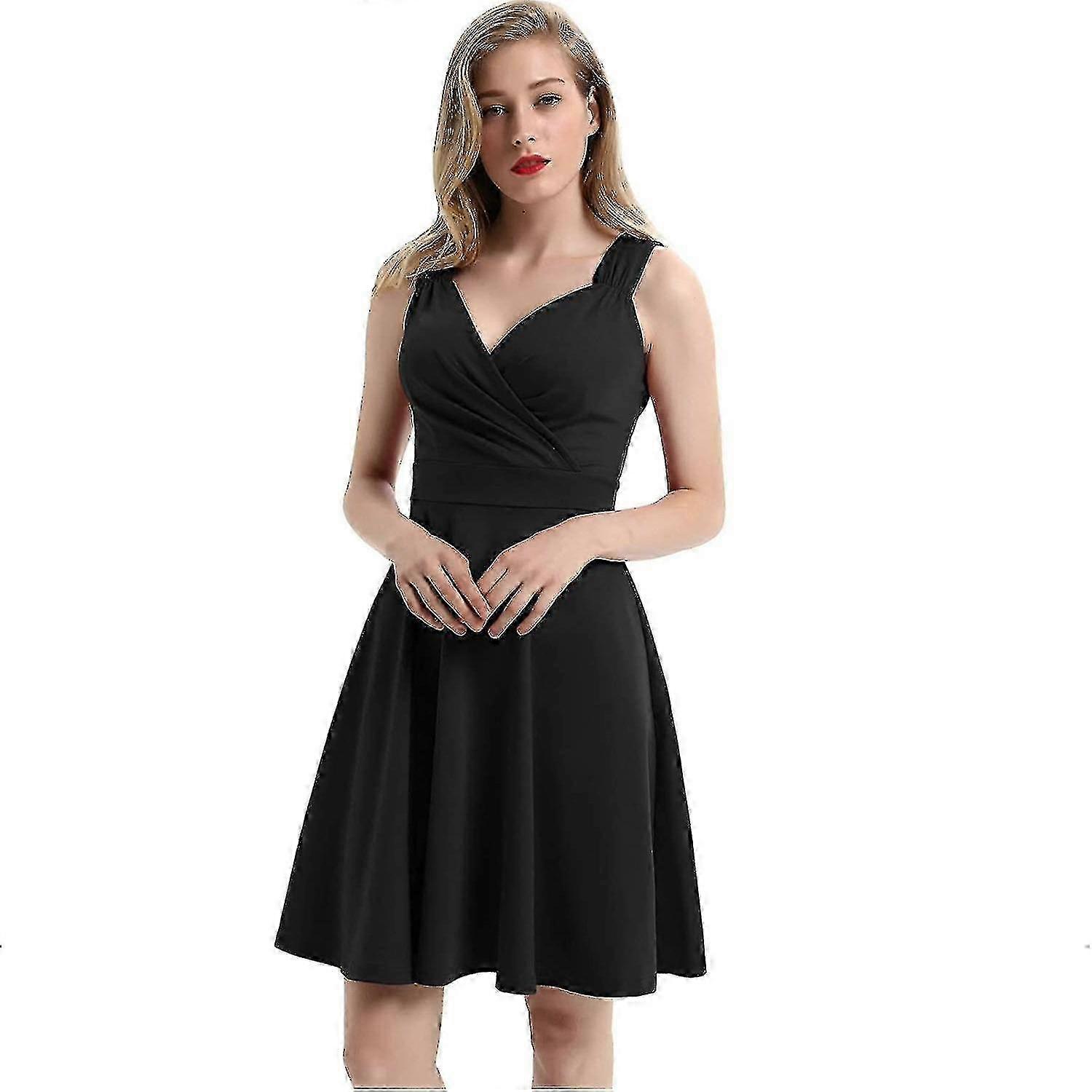 Ilwhe Robes Rétro Femmes Rockabilly