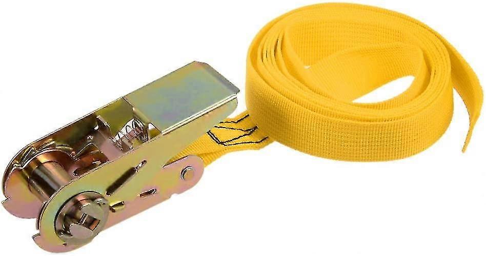 Ratchet Tie Down Lashing Strap 2mx25mm 250kg Load Cap Polypropylene For Moving
