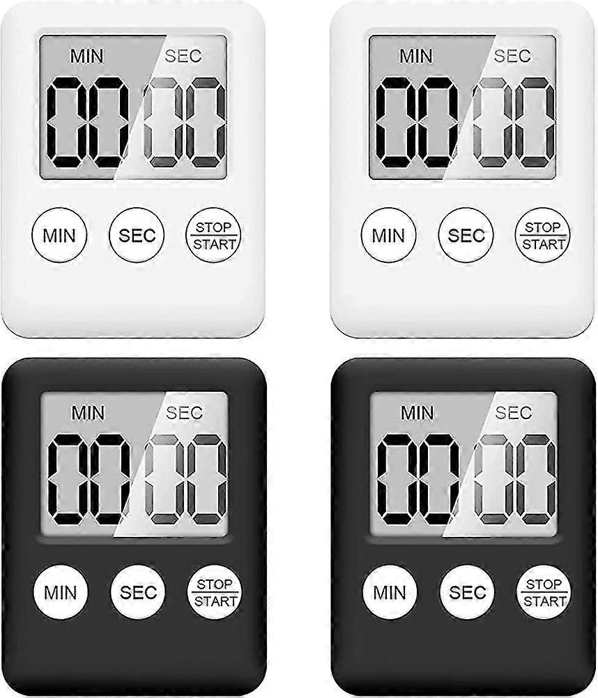 Stopwatch, Digital Minute Timer With Loud Alarm, 3 In 1 Installation Method Mini Kitchen Timer