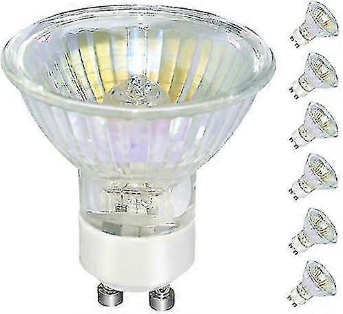 Gu10 Halogen Bulb Gu10 220v 50w Dimmable Gu10 Light Bulb With Long Lasting Lifespan Gu10 Base Bulb 6 Pack